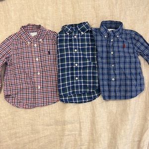 12 month boys’ Ralph Lauren button down bundle